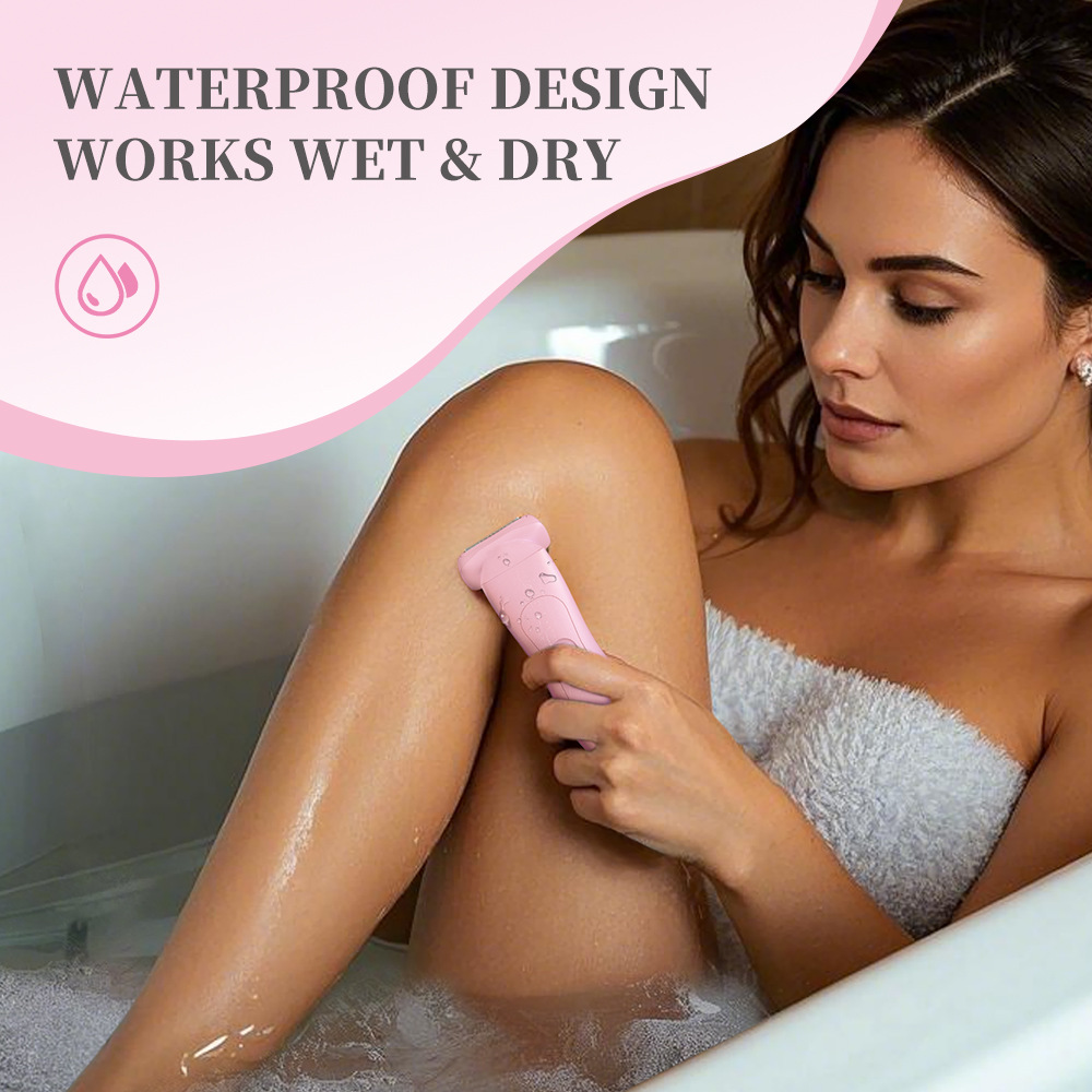 Purple 2-in Women's Electric Body & Bikini Trimmer Kit - Painless Ultra-Close Shaver โ image 3