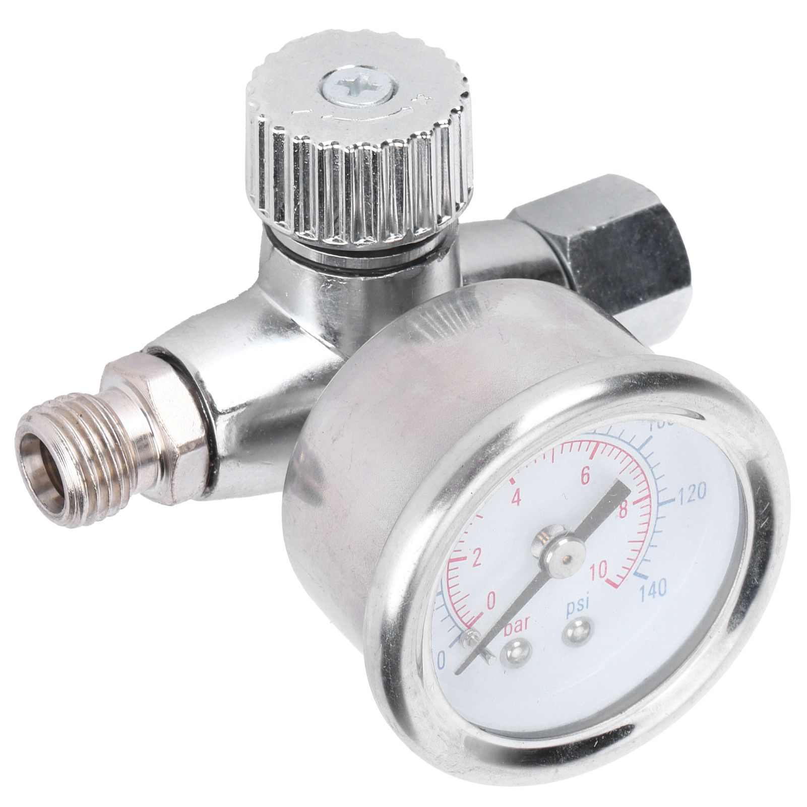 1/4in Spray Guns Air Pressure Regulator Pressure Regulating Adjusting Valve Gauge — image 5