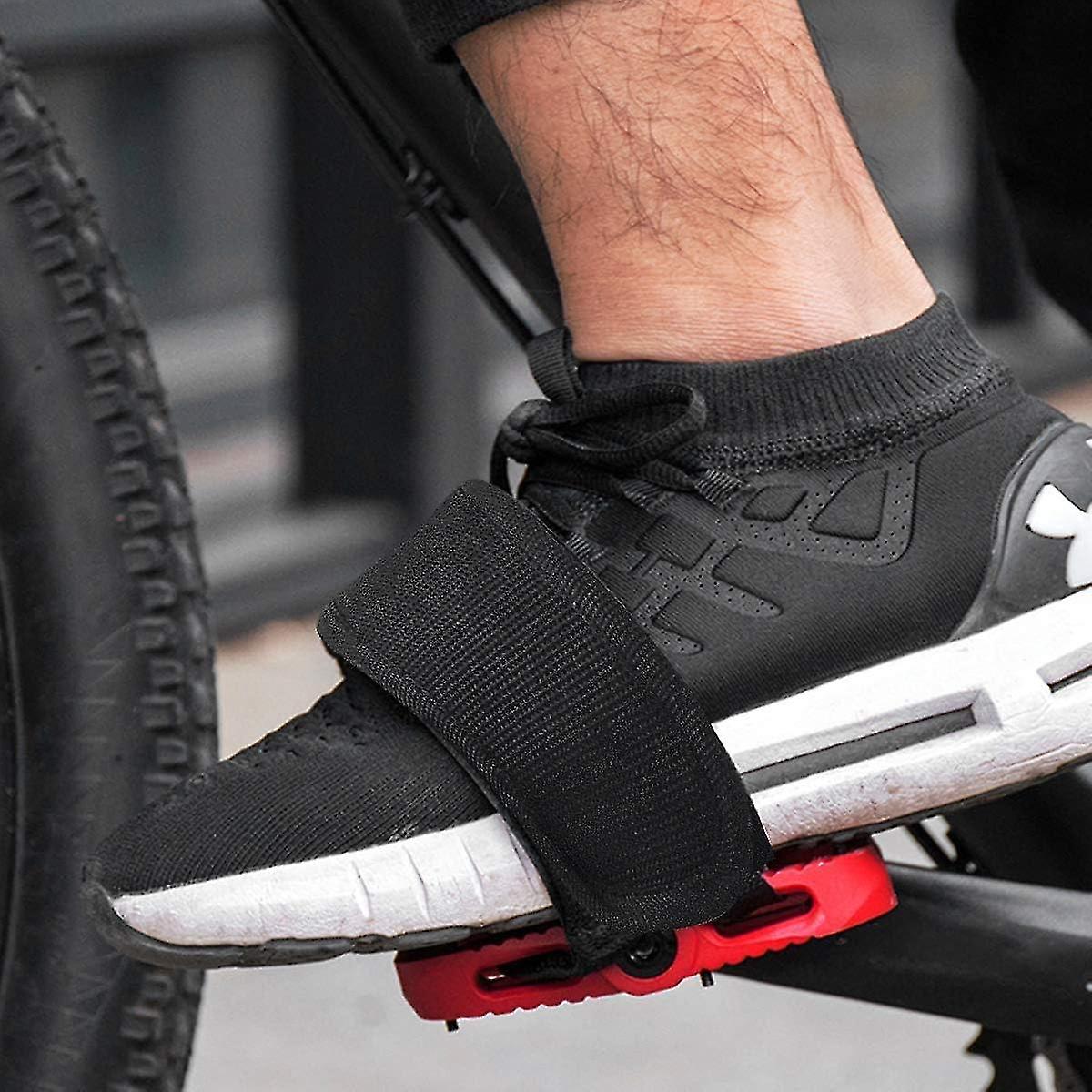 Pair Universal Bicycle Pedal Straps, Adjustable Non-Slip Double Adhesive Pedal Toe Clips Nylon Pedal Straps, Bicycle Pedal Accessories โ image 3
