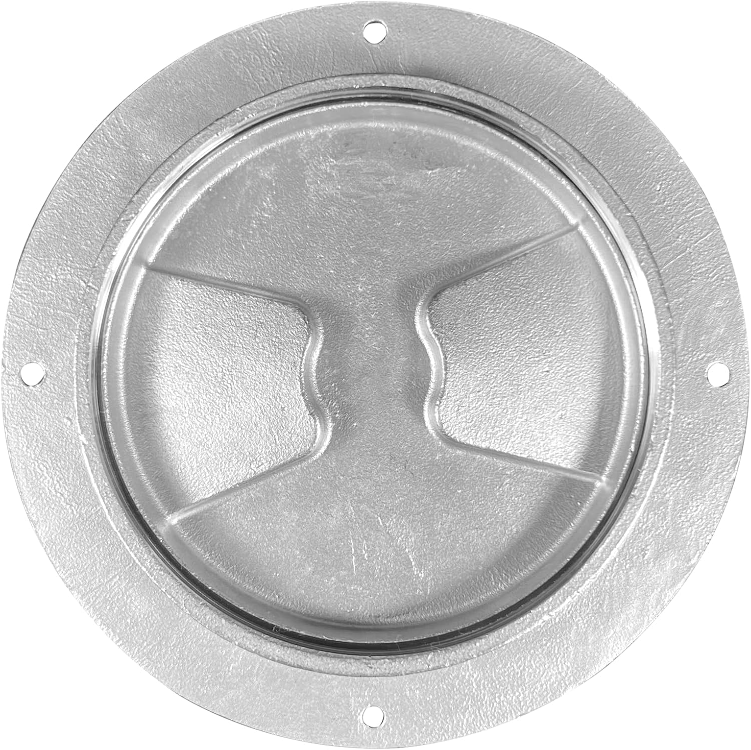 4 inch Hatch 316 Stainless Steel Round Non Slip Inspection Deck Plate with Detachable Cover for Marine Boat Yacht — image 6