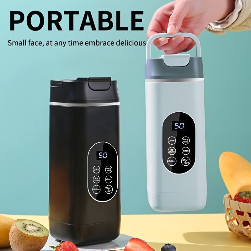 Portable Blender Compact Blender Multifunctional Blender Juice Blender Baby - White - Size 001 — image 2