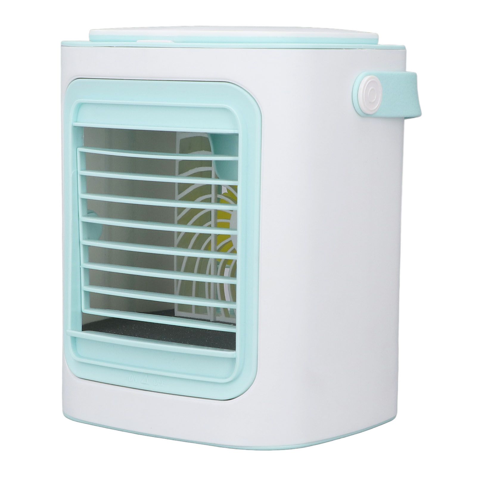 Table Air Cooler Humidification 3 Gear Adjustable Portable Strong Wind USB Port Charging Air Conditioner Fan for Home — image 5