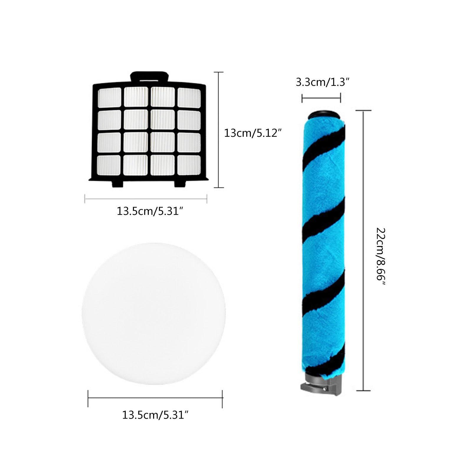 7 Pack/set Main Roller Brush Filter System Cotton Filter Compatible For Vacuum Cleaner Sweeping Parts Main Side Brush Mop โ image 2