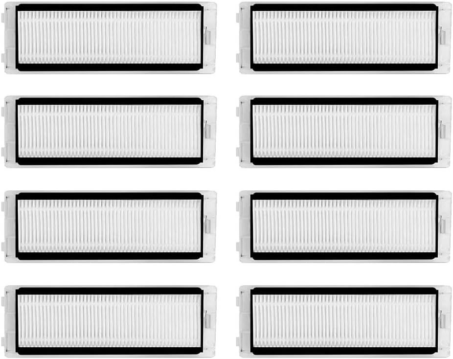 Replacement ilters Parts, Compatible with Q Revo/Qrevo 2R3W, Robot Vacuums Cleaner Replacement Spare Parts Accessories, 8-pack