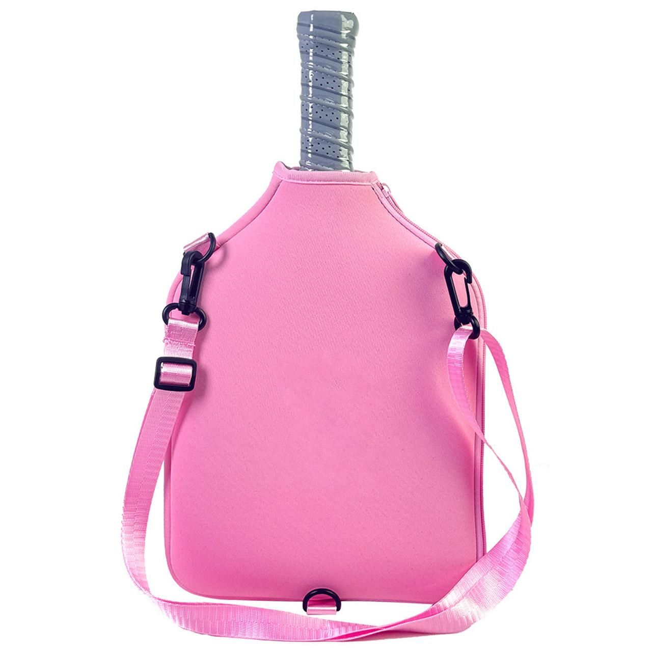 Neoprene Tennis & Pickleball Paddle Bag Lightweight Protective Carry Case with Shoulder Strap - Orange β image 4