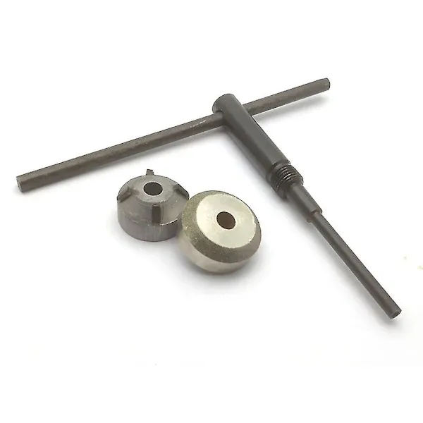 18pcs/set Carbide Valve Grinding Wheel Valve Seat Cutter Broach Head Tool Holder Engine Valve Seat Repair Tool Kit, Made of Diamond — image 5
