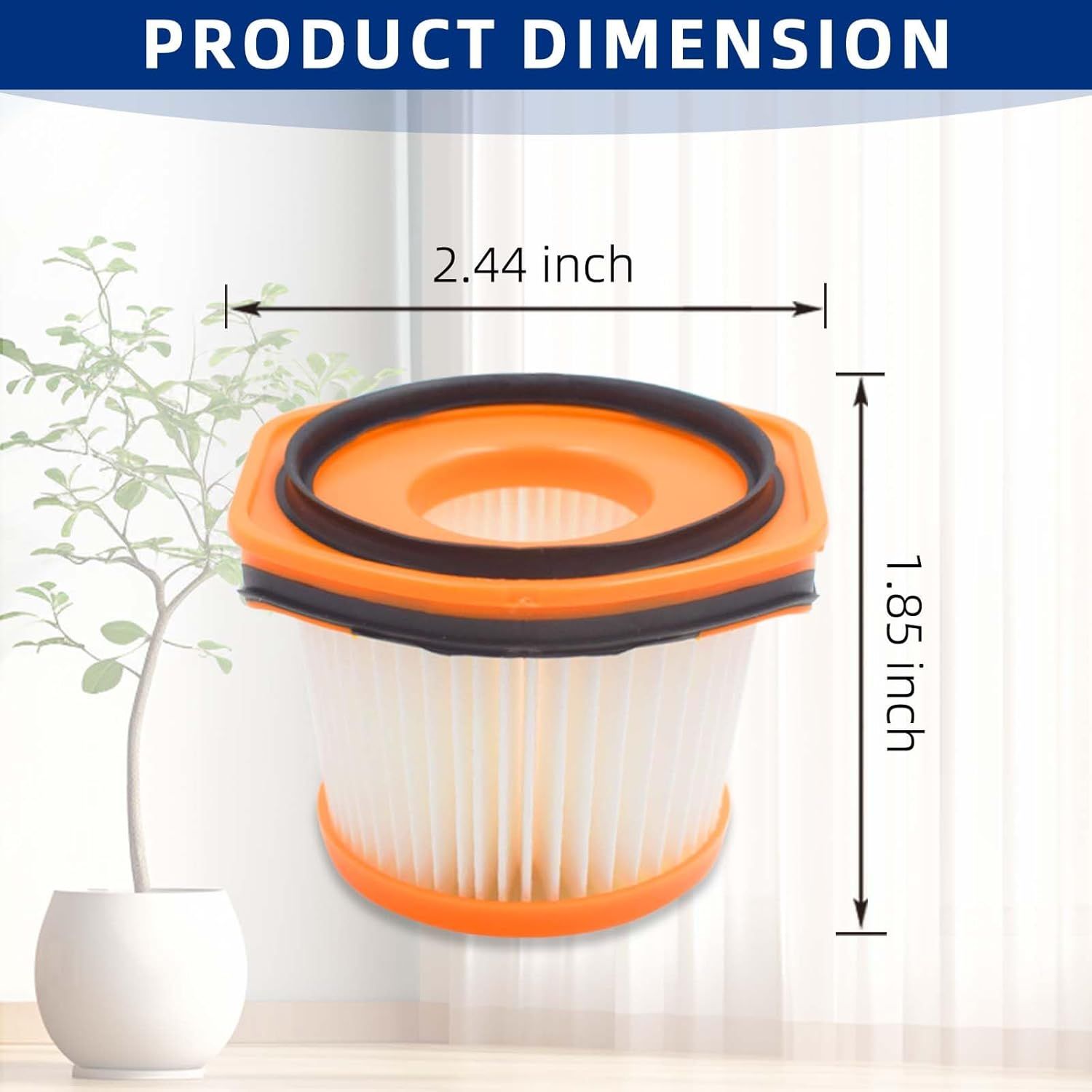 Vacuum Replacement Filters for Shark Wandvac System WV360 WS620 WS630 WS632 WS632BLBRN WS632GDBRN WS632GNBRN WS632PKBRN WS632RGBRN Cordless Stick Vacuum โ image 2