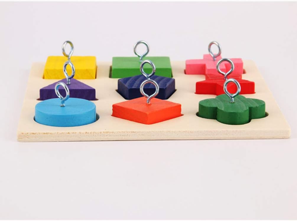 Bird Puzzle Toy Parrot Educational Toys Bird Feeder Wooden Toys B โ image 5