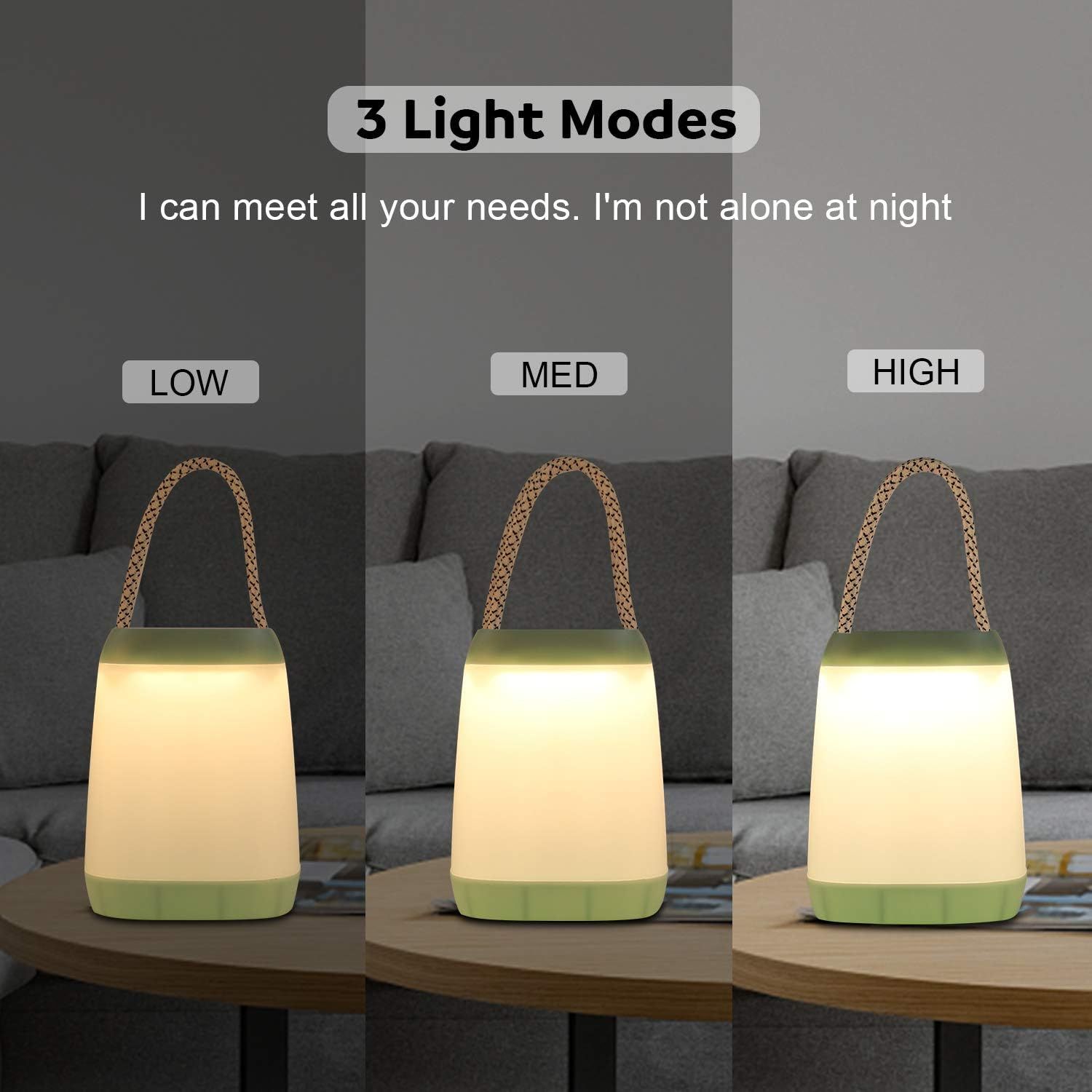 Pack of 2 LED Camping Lights, Portable LED Tent Lantern with 3 Modes โ image 2