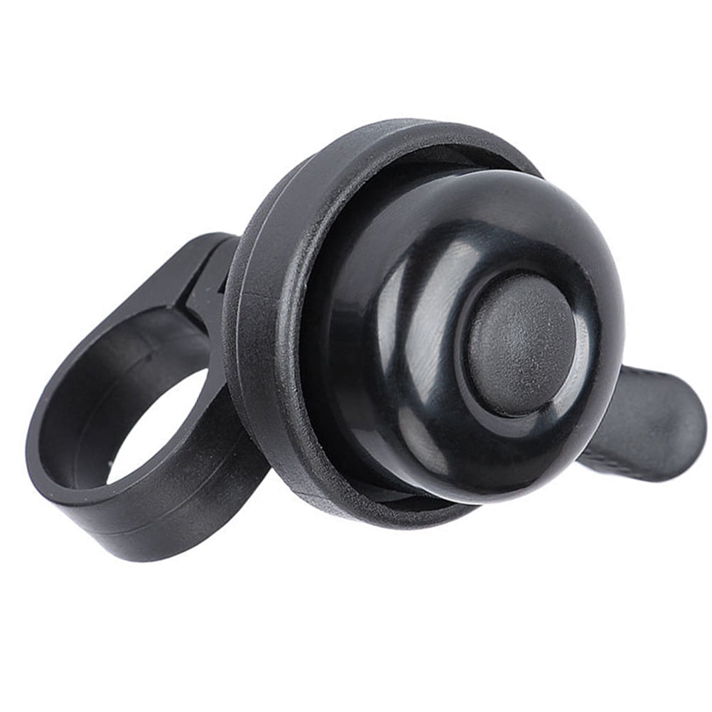Cycling Handlebar Bell Plastic Clear Sound For Bicycle Riding 1Set 4.00 × 6.00CM Black — image 3