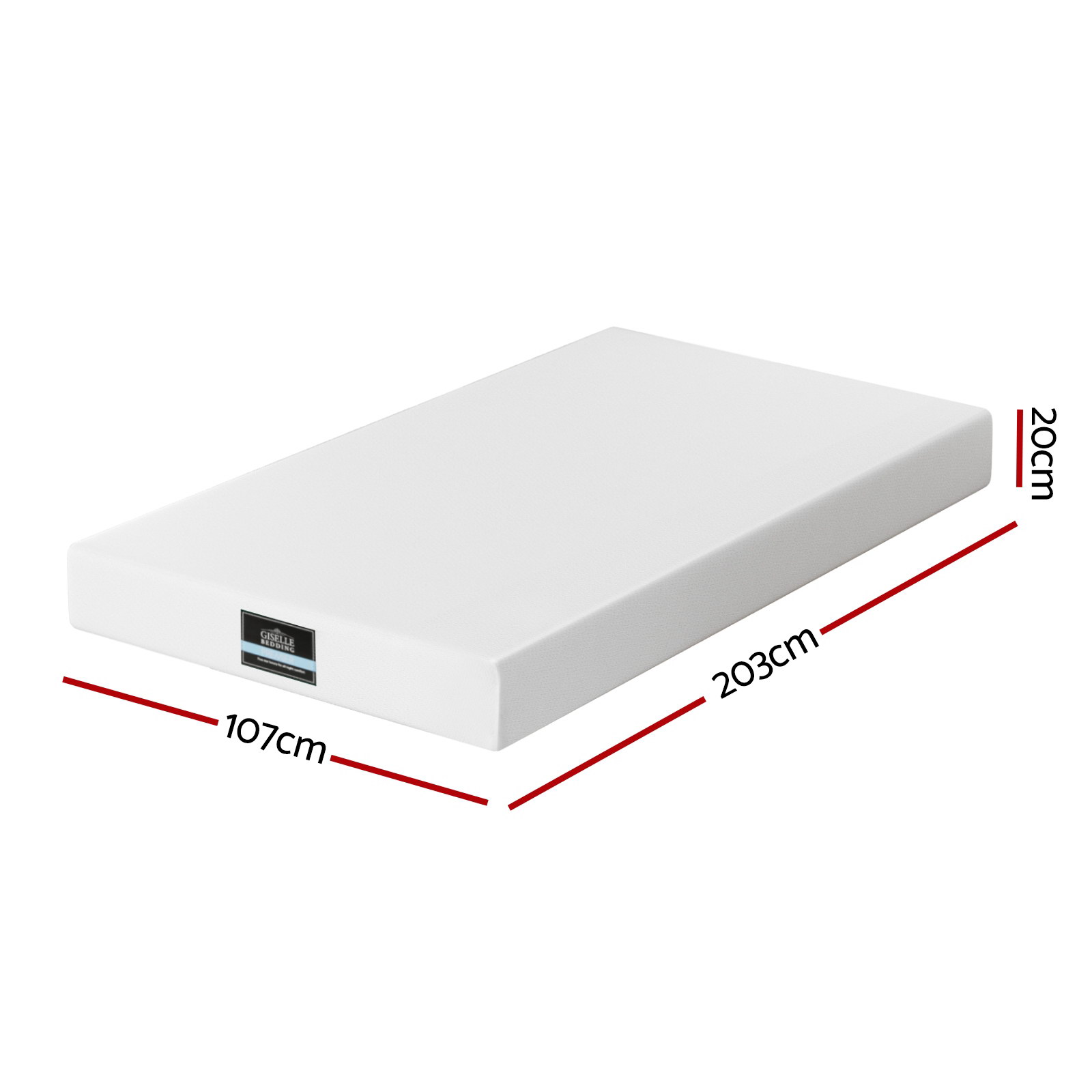 Giselle 20cm Memory Foam Mattress Green Tea King Single โ image 2