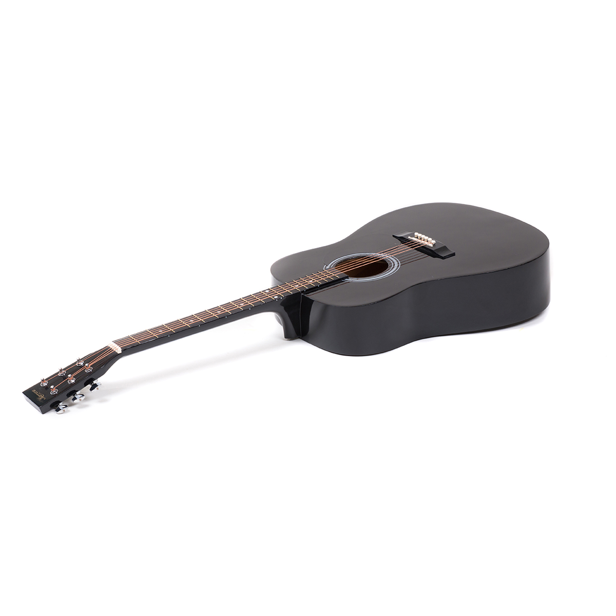 Karrera 41in Acoustic Wooden Guitar with Bag - Black โ image 2