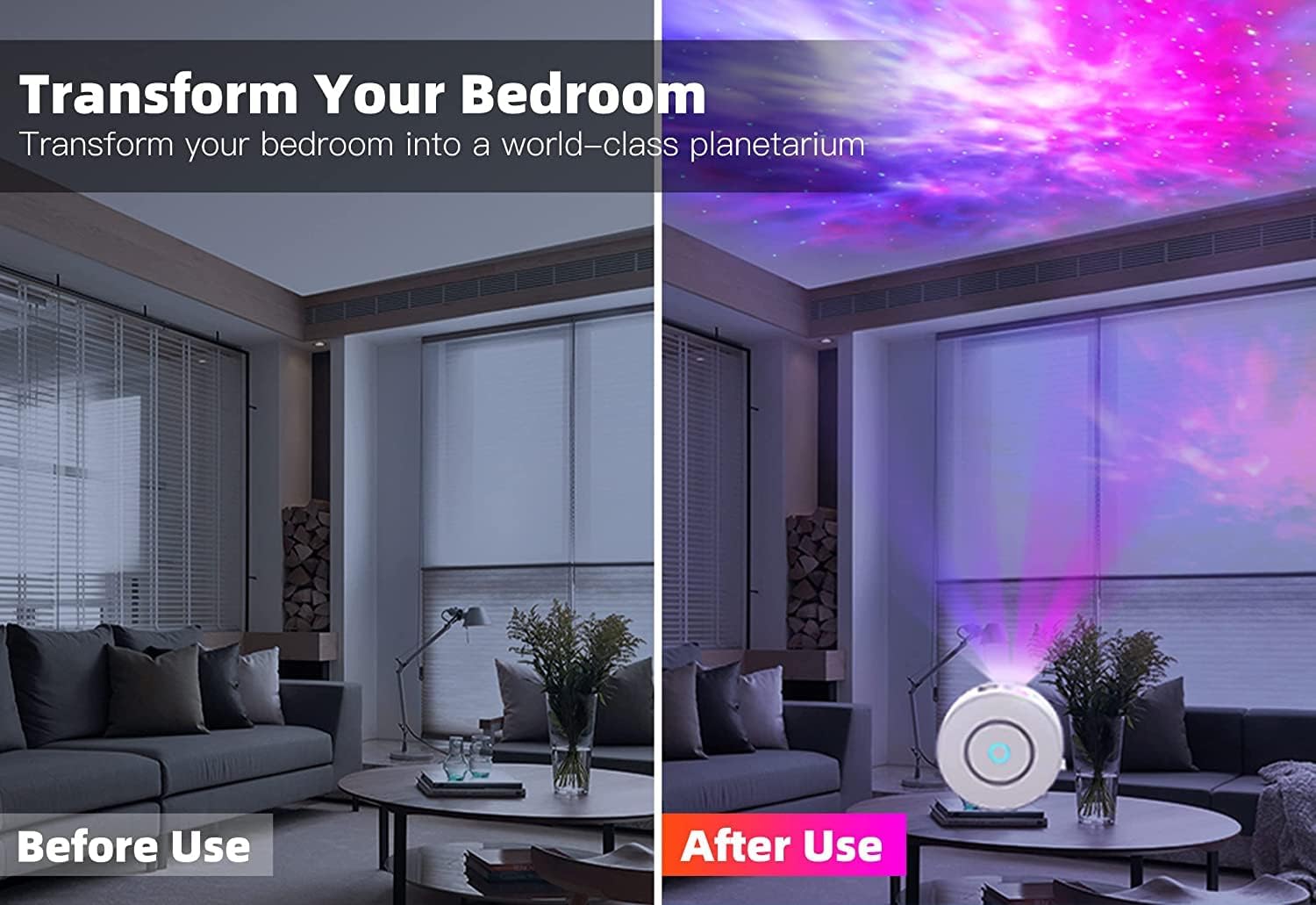 Star Projector Galaxy Light Bedroom connected with Alexa and Google Home โ image 6