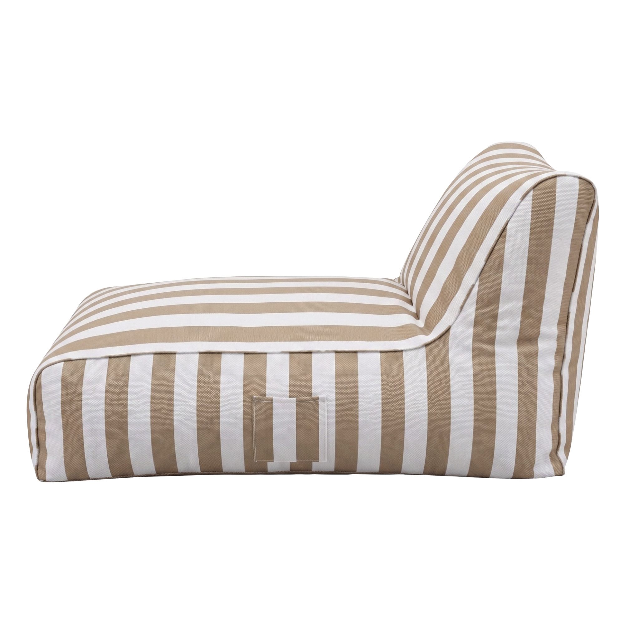 Artiss Outdoor Bean Bag Chair Cover (No Filler) Splash-Proof Beanbag Lounge Sofacover Stuffed Animal Storage Bean Bag Cover for Patio Poolside Relaxing, Taupe — image 3
