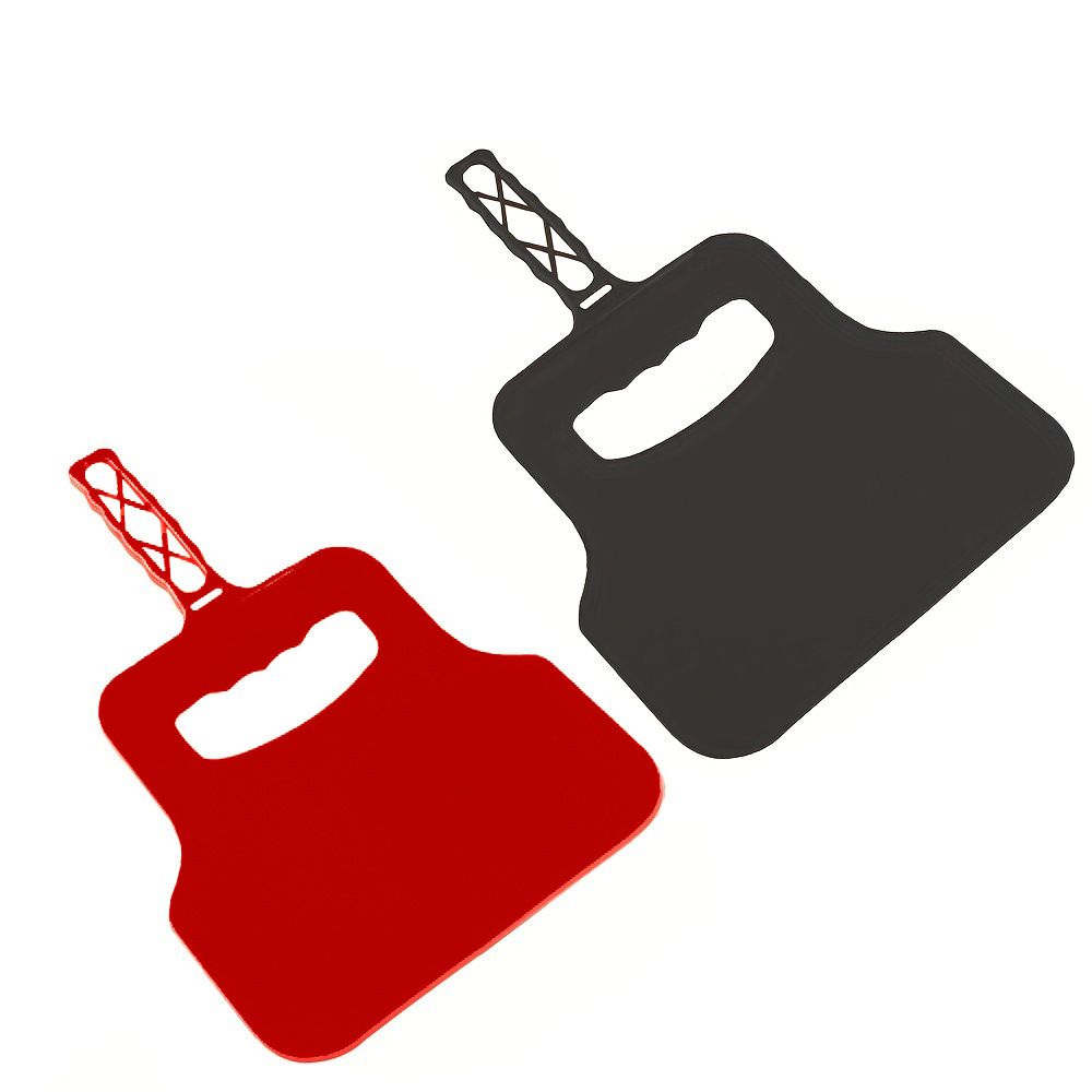 Barbecue Hand Fan - Manual Grill Hand Fan - Plastic Supporting Tool for Flame - Fan Hand for BBQ, Camping, Picnic, Outdoor Cooking, 2 Pcs(Black+Red)