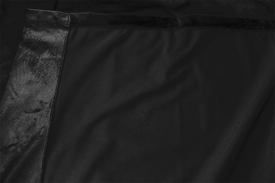 Large Thick Velvet Blockout Curtains 560x 230cm PINCH PLEAT 2 panel+Hooks Black โ image 5