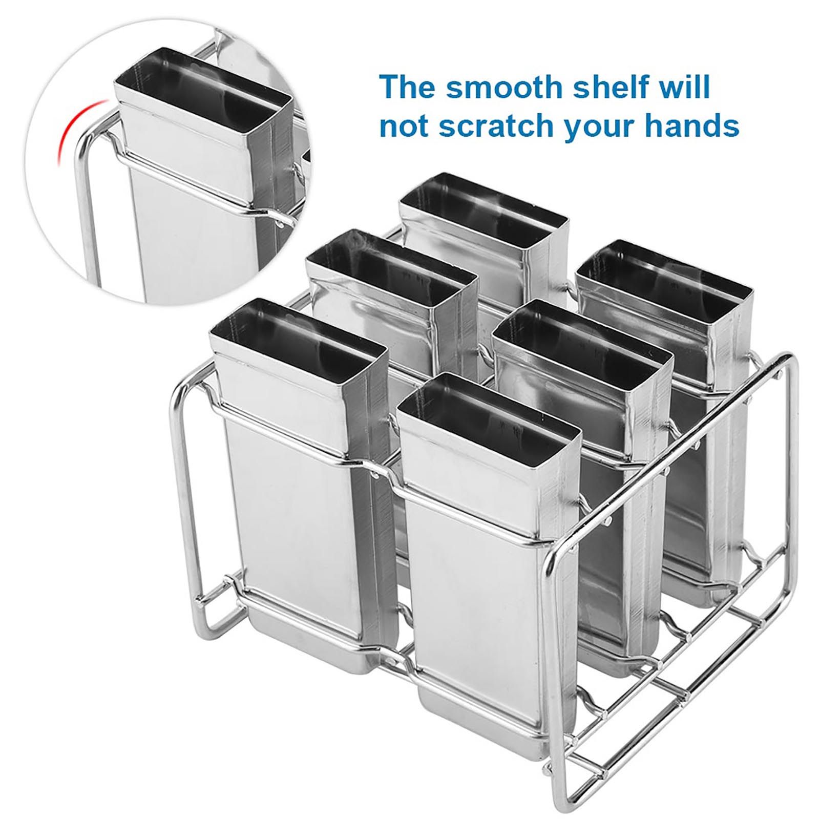 Stainless Steel Molds Ice Cream Industrial Home Kitchen DIY Ice Pop Mould Maker Tool(3#) — image 5