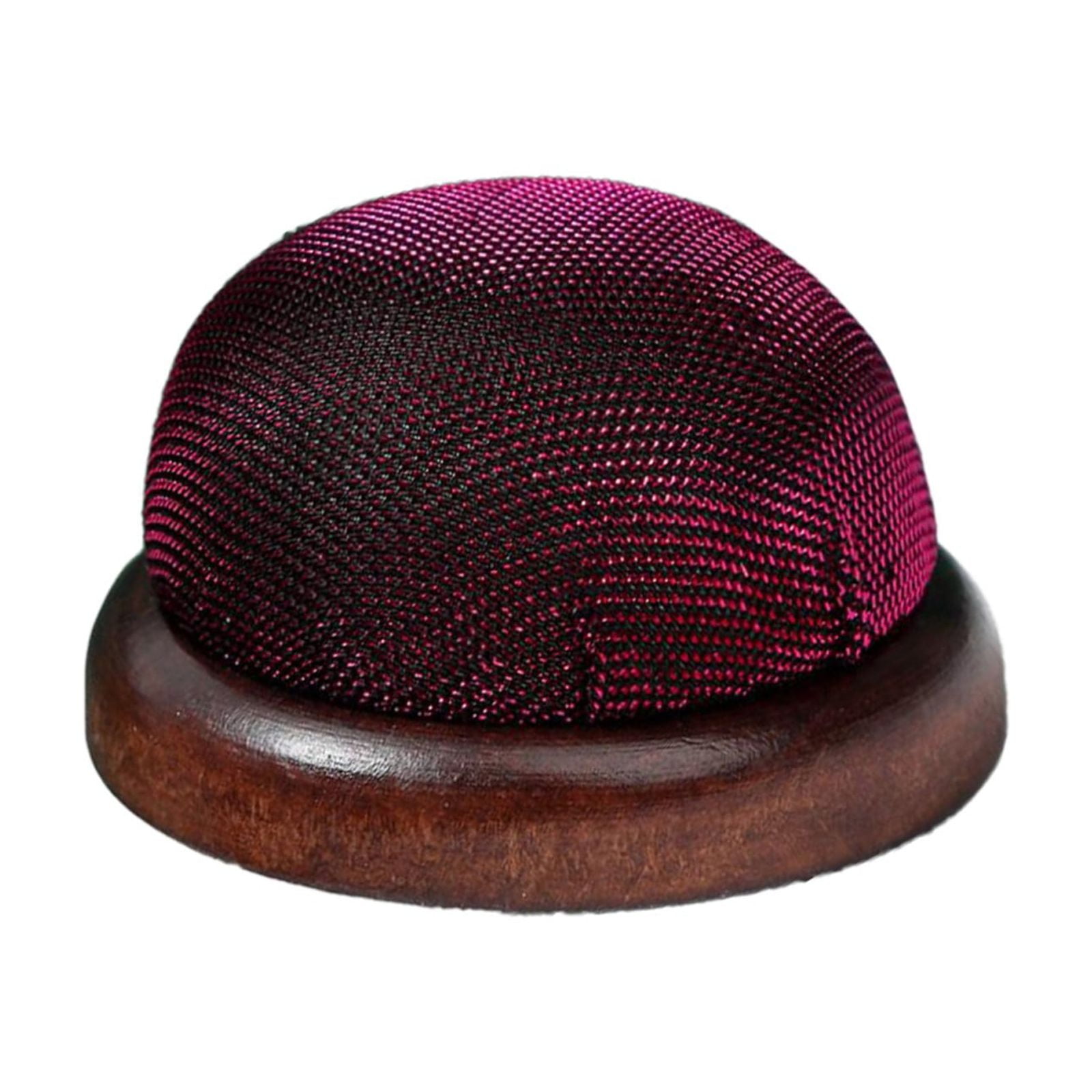 Smooth Round Pin Cushion! Eewia Needle and Thread Kit Clearance, Glossy Pin Cushion Wooden Base Needle Pincushion Round Pin Cushion for Sewing Needle Holder Or