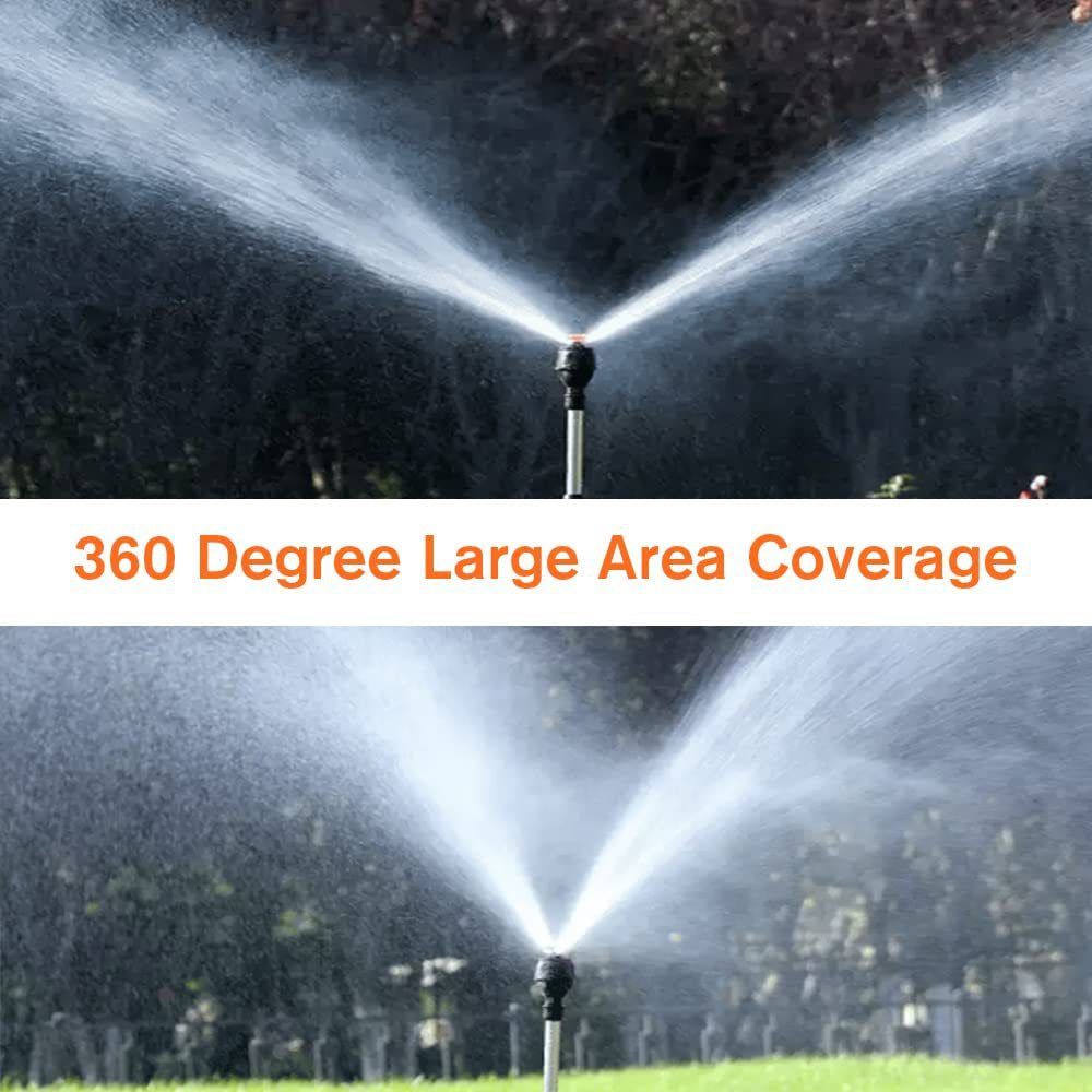 Rotating Tripod Sprinklers Yard, Lawn Sprinkler for Garden Rotating 360 Degree Covering Large Area, Telescopic Support Sprinkler — image 3