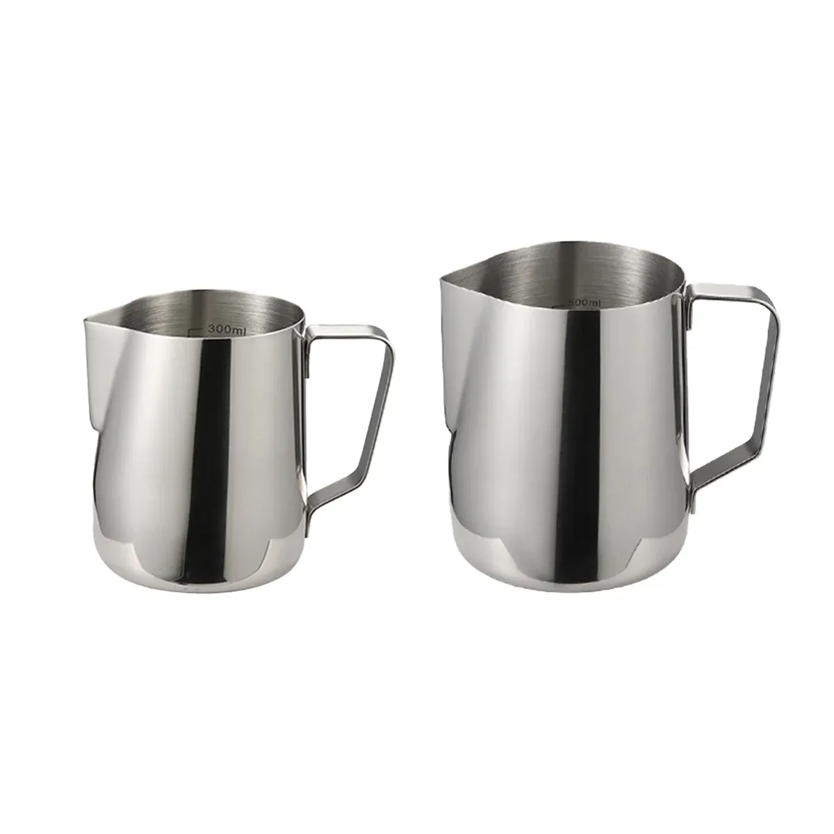 Stainless Steel Latte Art Cup 350ml 600ml Milk Frothing Pitcher Coffee Barista - 600ml โ image 3