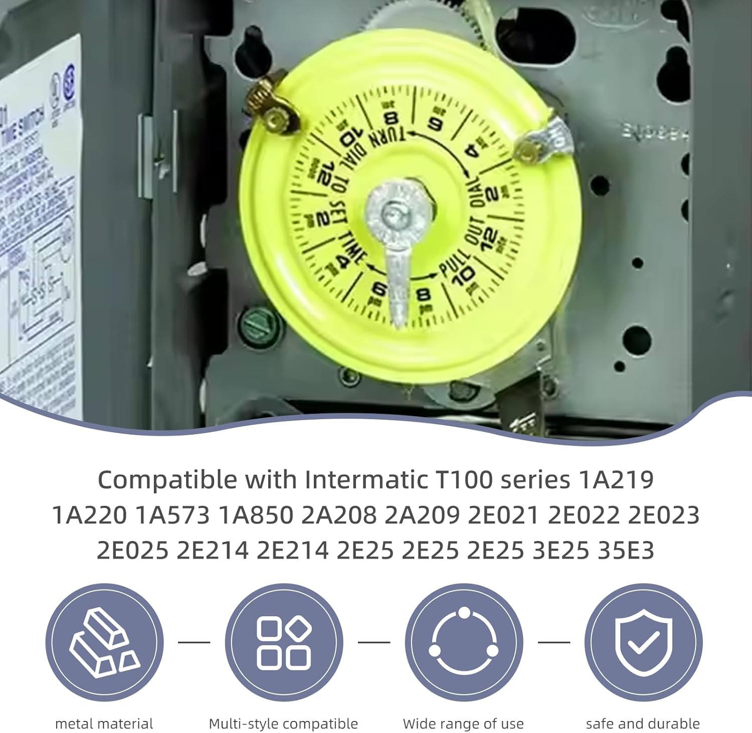 Pool Timer On Off Clips 10 PCS/5 Pairs Time Switch Replacement Trippers Kit 156T1978A Pool Pump Timers Tripper Compatible with Intermatic T100 Series T101 T104 — image 2