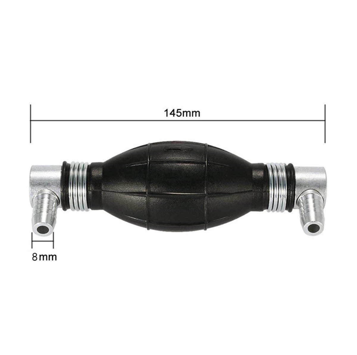 Siphon pump - Hand pump - Oil pump - Siphon pump - Fuel - One-way valve - For boat engine, camper, tractor, motorhome - Black - No hose — image 5