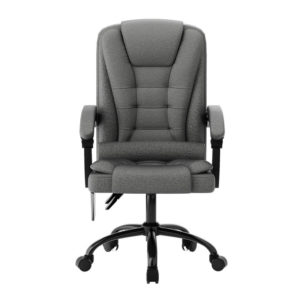 Artiss 2 Point Massage Office Chair Fabric Black โ image 3