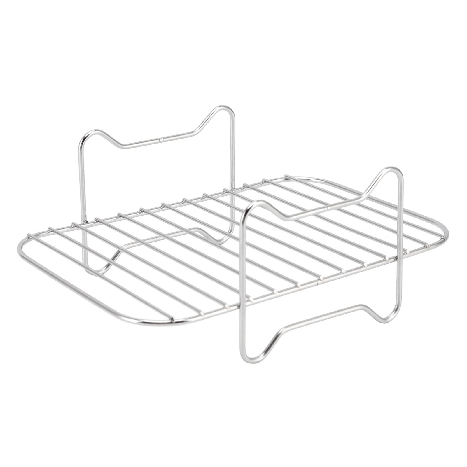 Fryer Stainless Steel Rack Fryer Accessories Multi Purpose Grilling Holder Outdoor BBQ Tools — image 4