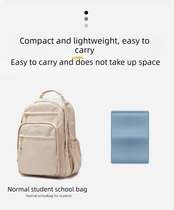Light pink Ergonomic Memory Foam Student Seat Cushion – 34×24×5cm, Breathable & Anti-Slip Design for Long-Term Sitting Comfort in Classrooms | Ideal for — image 4