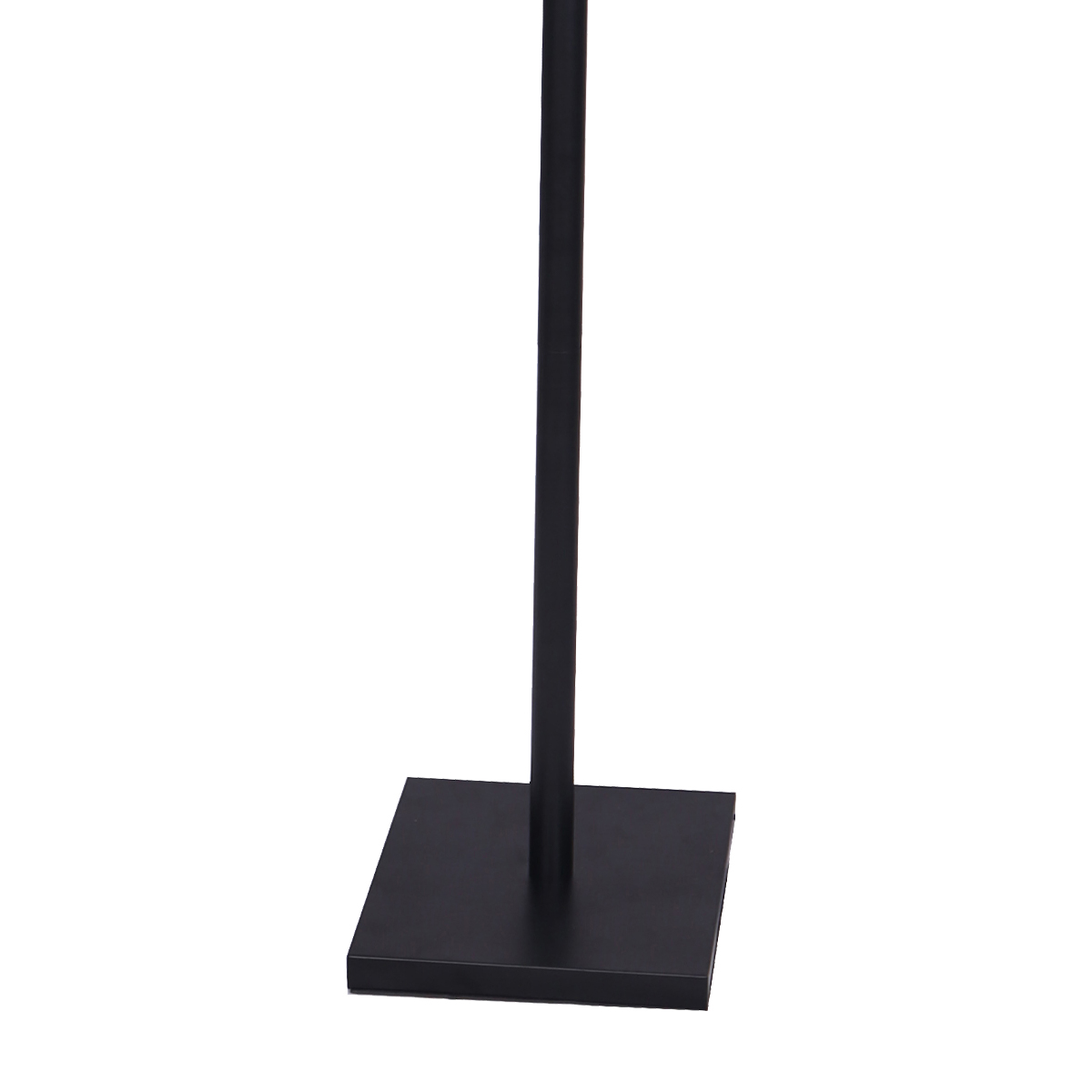 Sarantino Dual LED Floor Lamp Adjustable Black Metal & Brushed Gold Twin Reading Task Standing Light for Home Office — image 3