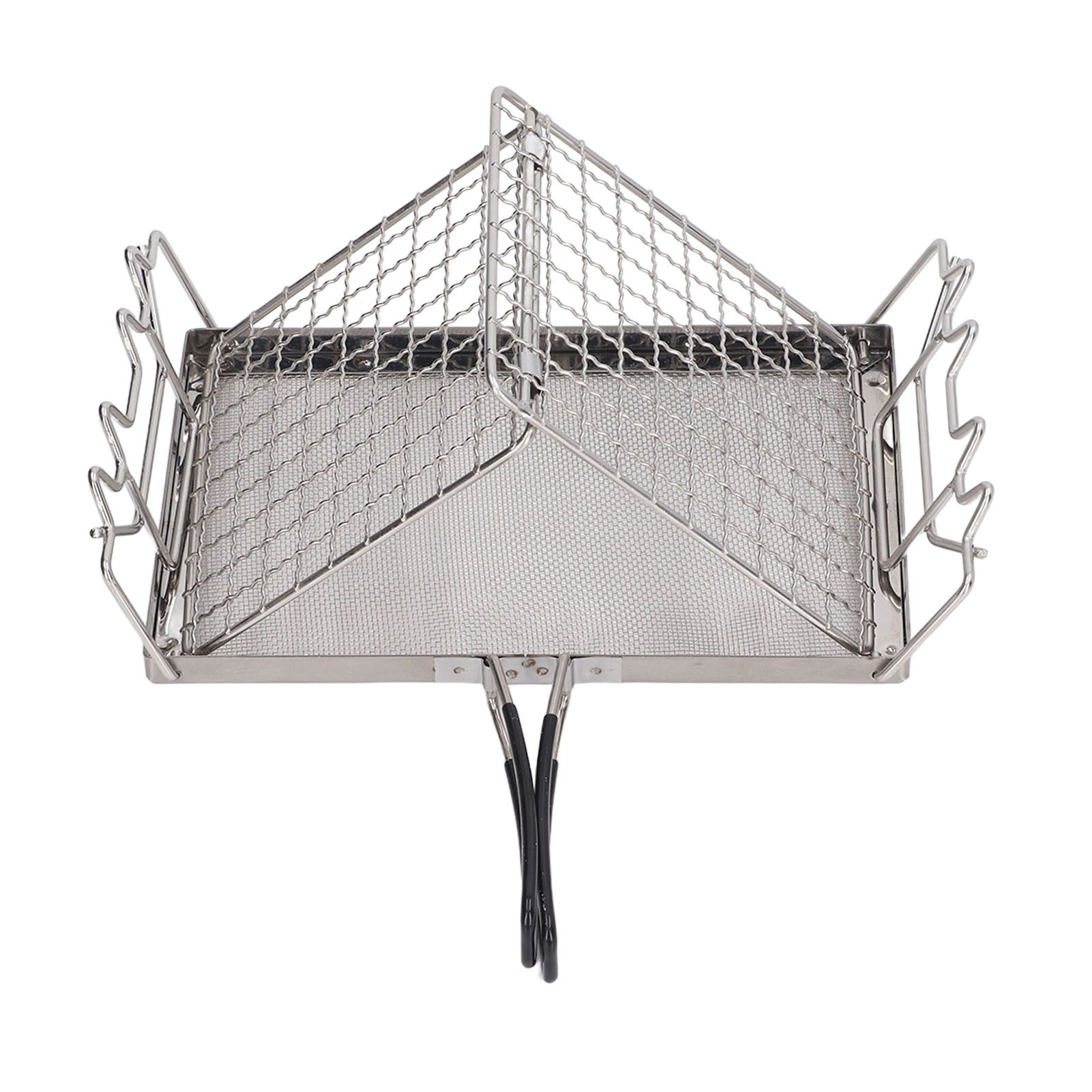 Camping Stove Toaster Foldable Portable Stable Structure Stainless Steel Outdoor Stovetop Toaster for Picnic โ image 4
