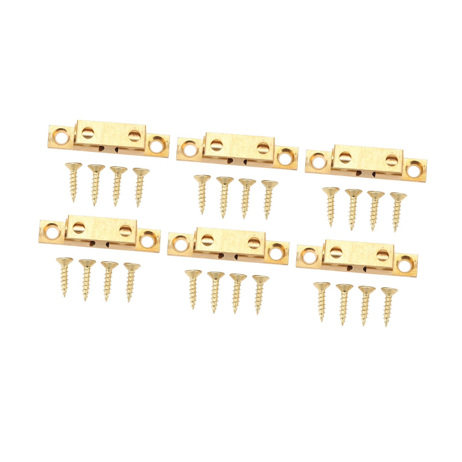 6 Set Cabinet Door Catch Brass Cabinet Door Closet Ball Tension Catch Latch with Gold Screw for Most Cabinets 50mm / 2in โ image 4