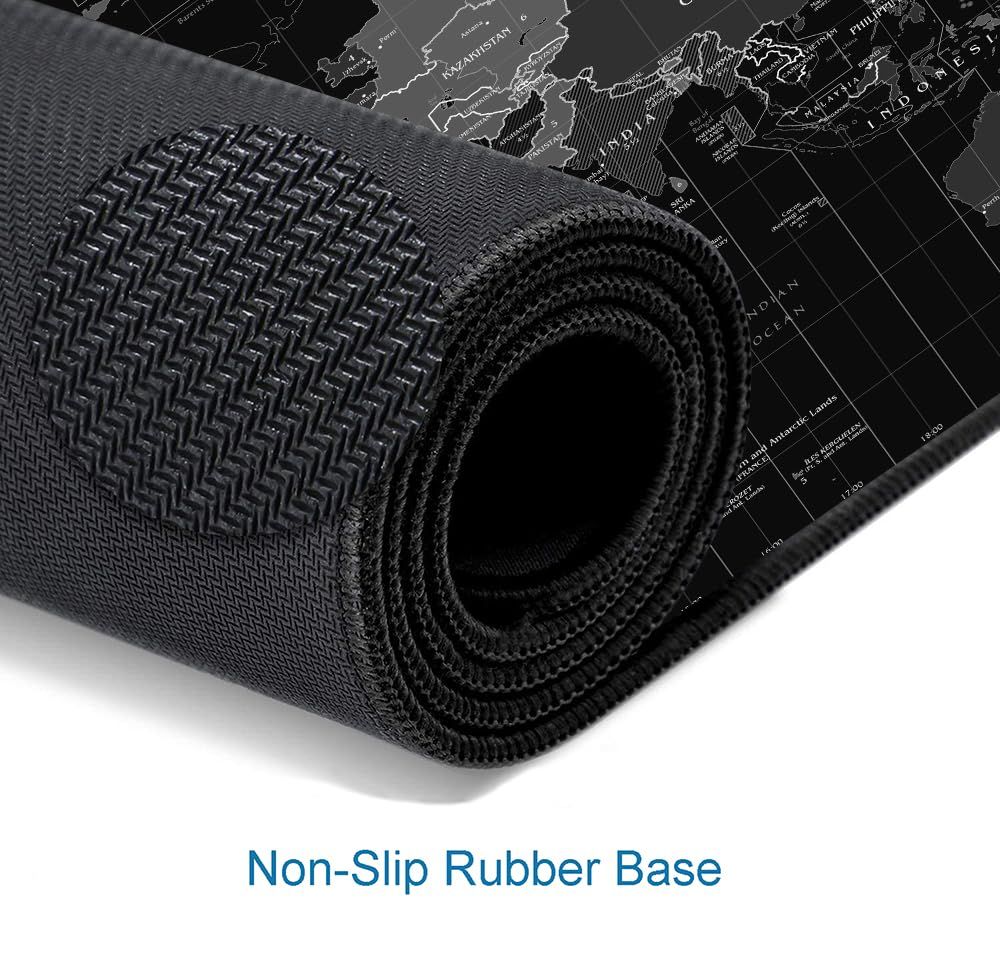 Large Gaming Mouse Pad, Desk Mat Extended Keyboard Pad, Non-Slip Rubber Base Desk Pad for Laptop, Office, Home, 31.5X11.8 inch — image 4