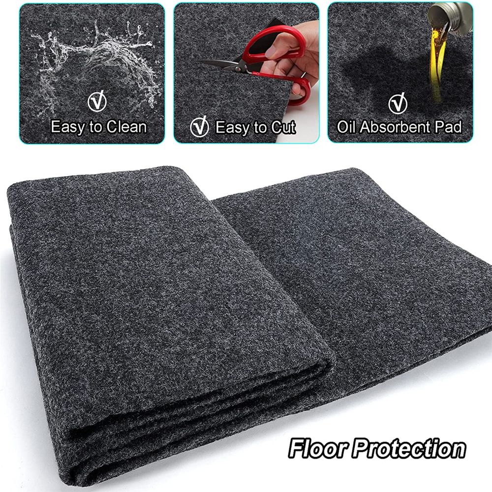 Garage Floor Mat and Mechanic Pad, Motorcycle Parking Mat, Protect Floor from Spills, Drips, Splashes and Stains-100*150cm โ image 3