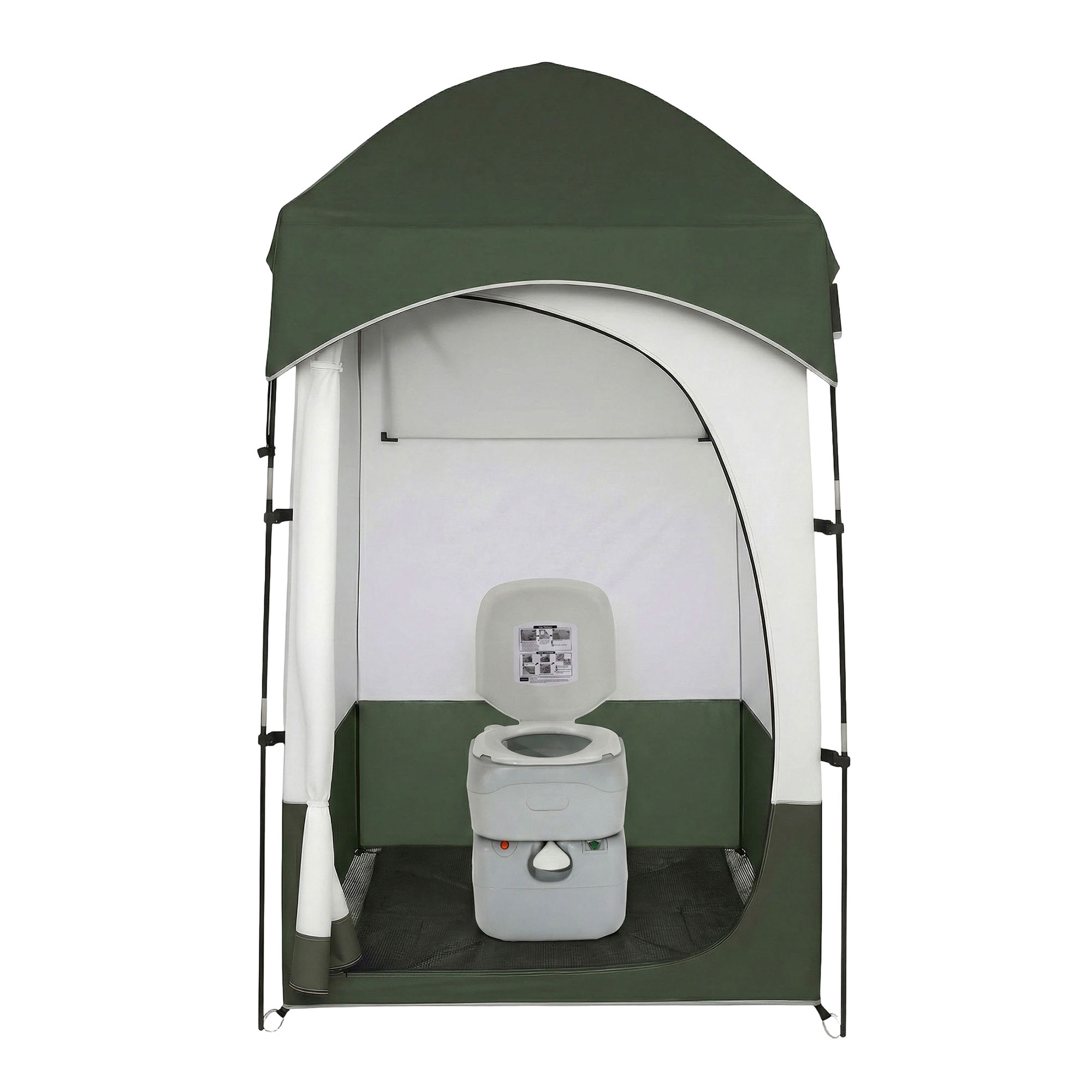 Weisshorn 22L Portable Camping Toilet Shower Tent Changing Room Outdoor Loo Set โ image 3