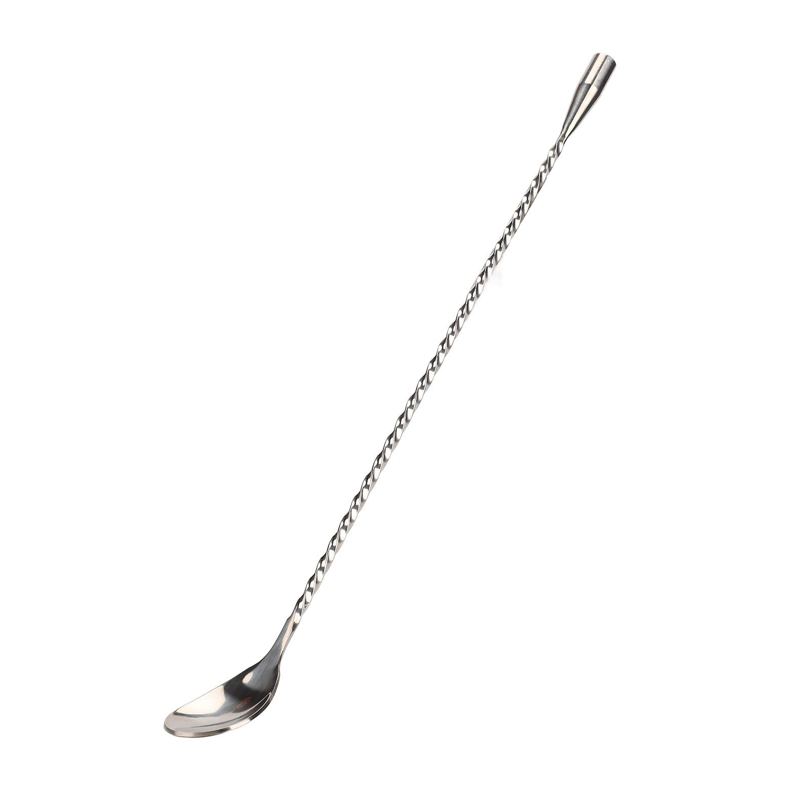 Cocktail Drink Swizzle Stick Fine Thread Stainless Steel Drink Stirrers with Long Handle for Home Bar Restaurant โ image 3