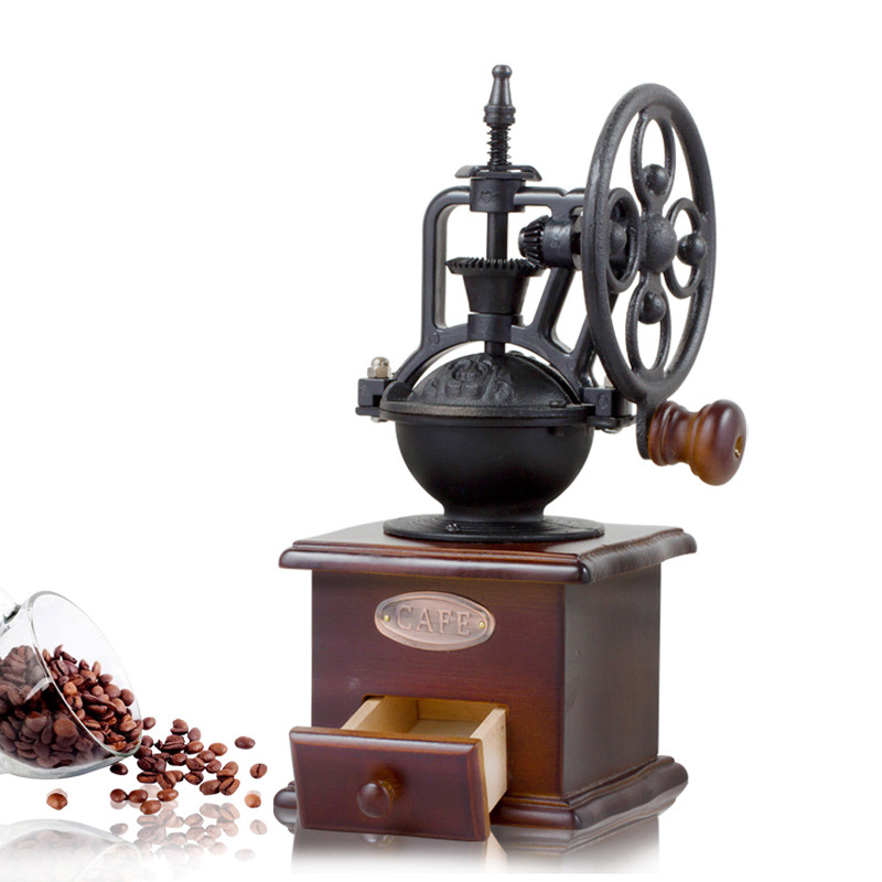 Manual Coffee Bean Grinder(brown)