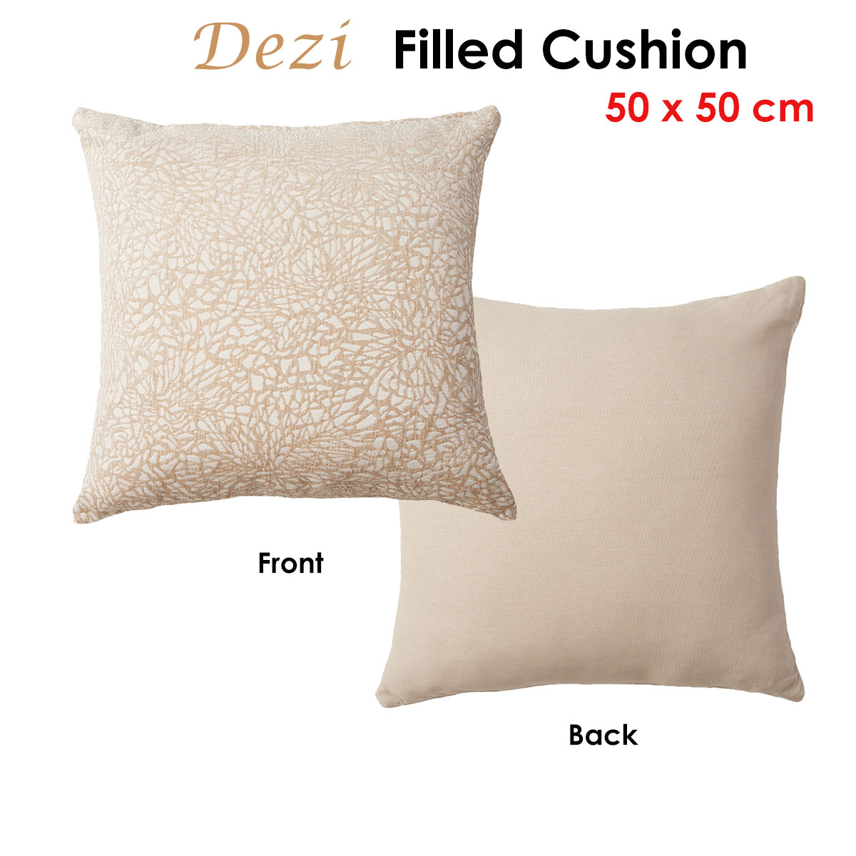 Accessorize Dezi Filled Cushion 50 x 50 cm — image 2