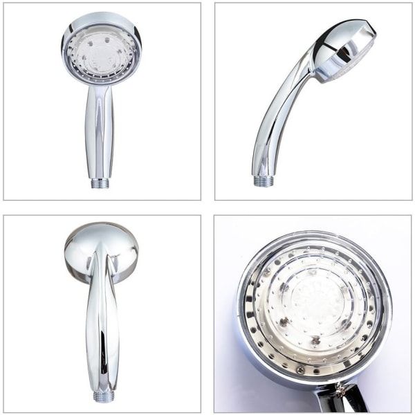 7 Colors LED Shower Head, Multicolor, Universal Fit, with strong thermal material, pressure-boosted flow, universal compatibility — image 3