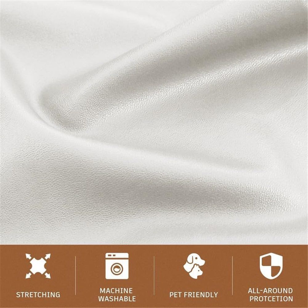 Stretch Armrest Covers for Chairs and Sofas Couch Arm Covers for Sofa, PU Armrest Covers Anti-Slip Furniture Protector Washable Armchair Slipcovers for — image 2