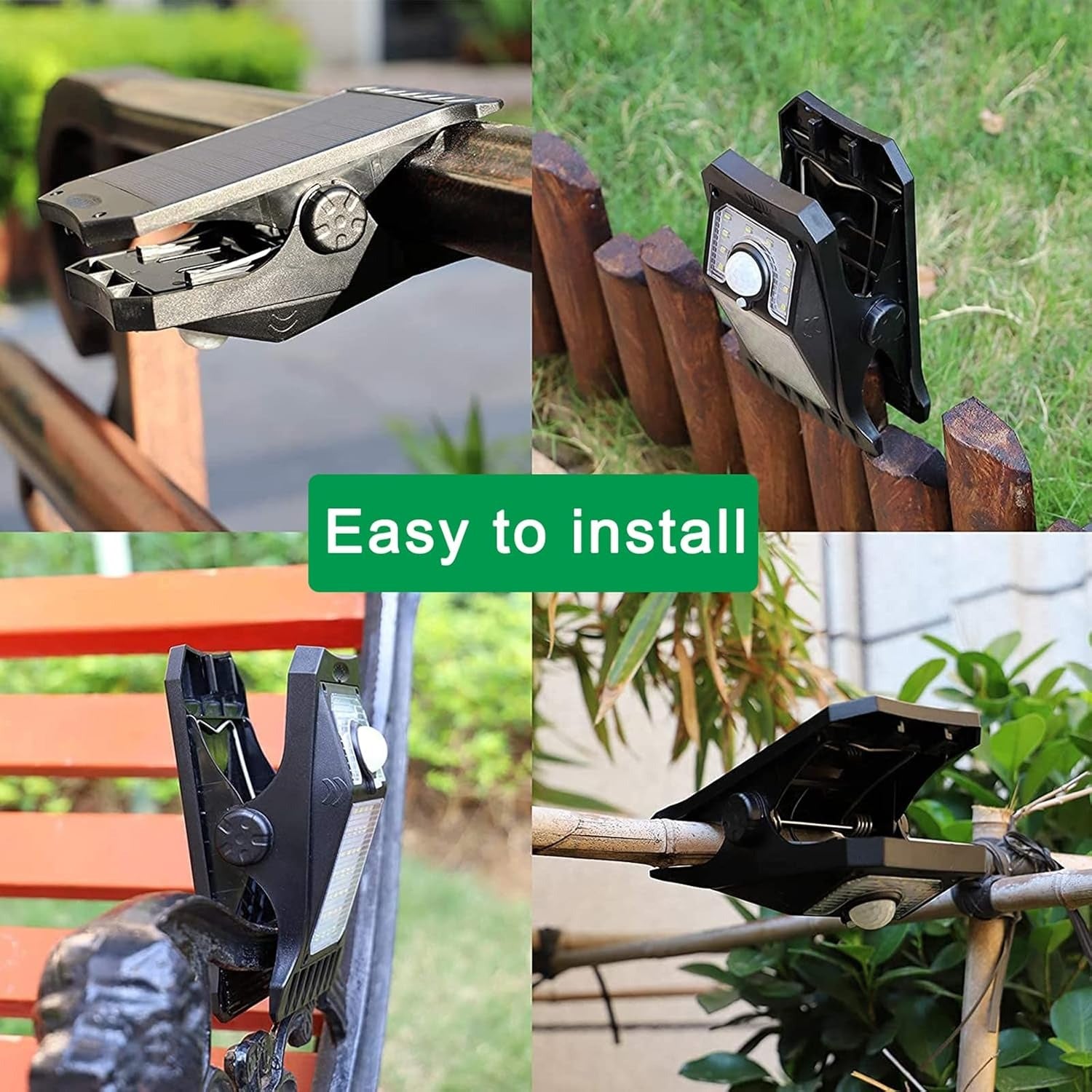 Clip-On Solar LED Light Outdoor Motion Sensor 45 LEDs IP65 Waterproof Security Wall Light โ image 4