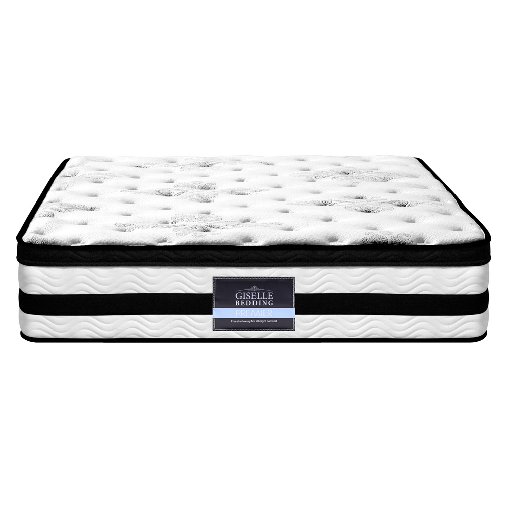 Giselle Bedding 34cm Mattress Euro Top Pocket Spring Super King โ image 4