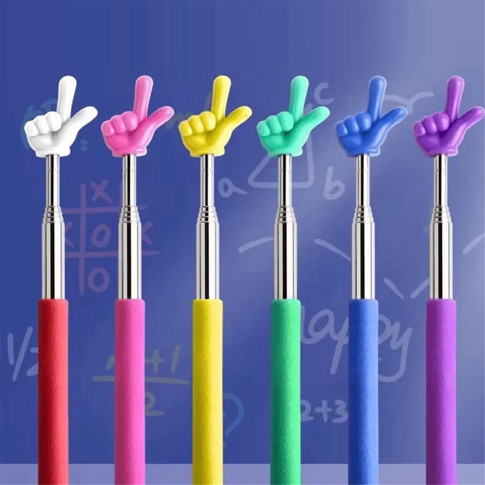 Retractable Teacher Pointer Stick, Extendable Pointer for Classroom Reading and Presentation, Classroom Supply, Green, One Size โ image 5
