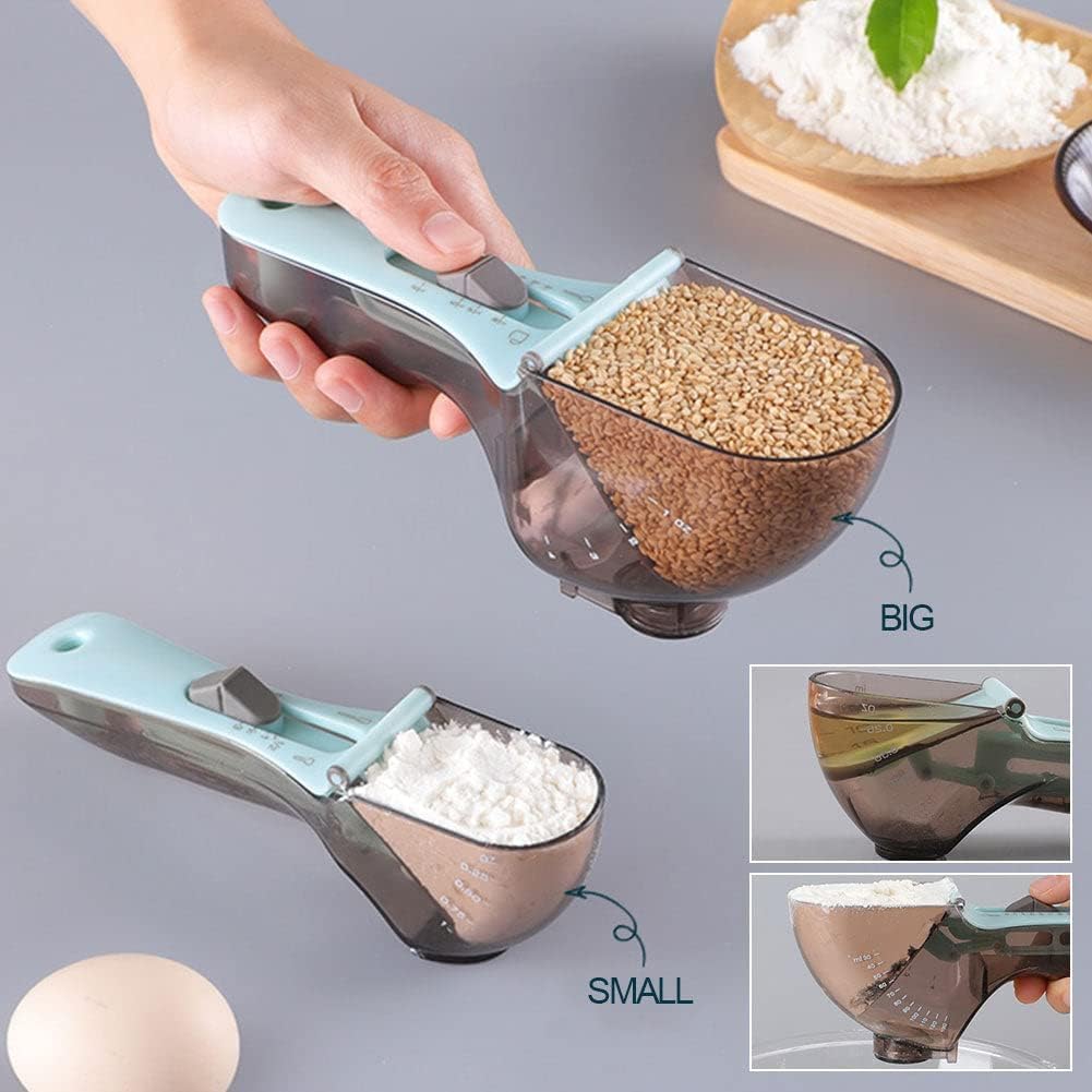 Measuring spoons - Measuring scoops - Adjustable measuring scoop - Measuring cup - Kitchen utensils - Baking utensils - Kitchen accessories - Teaspoon — image 4