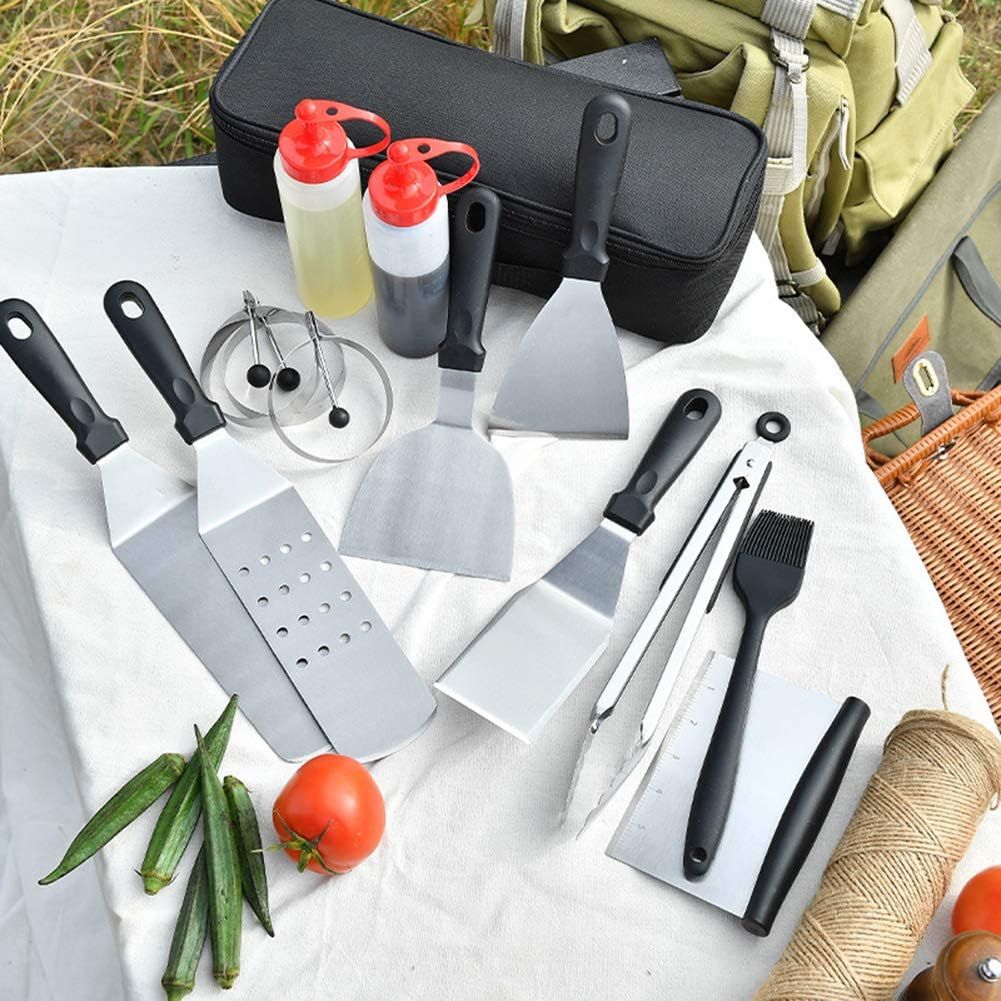 14 Piece Stainless Steel Barbecue Tool Set with Carrying Bag โ image 2