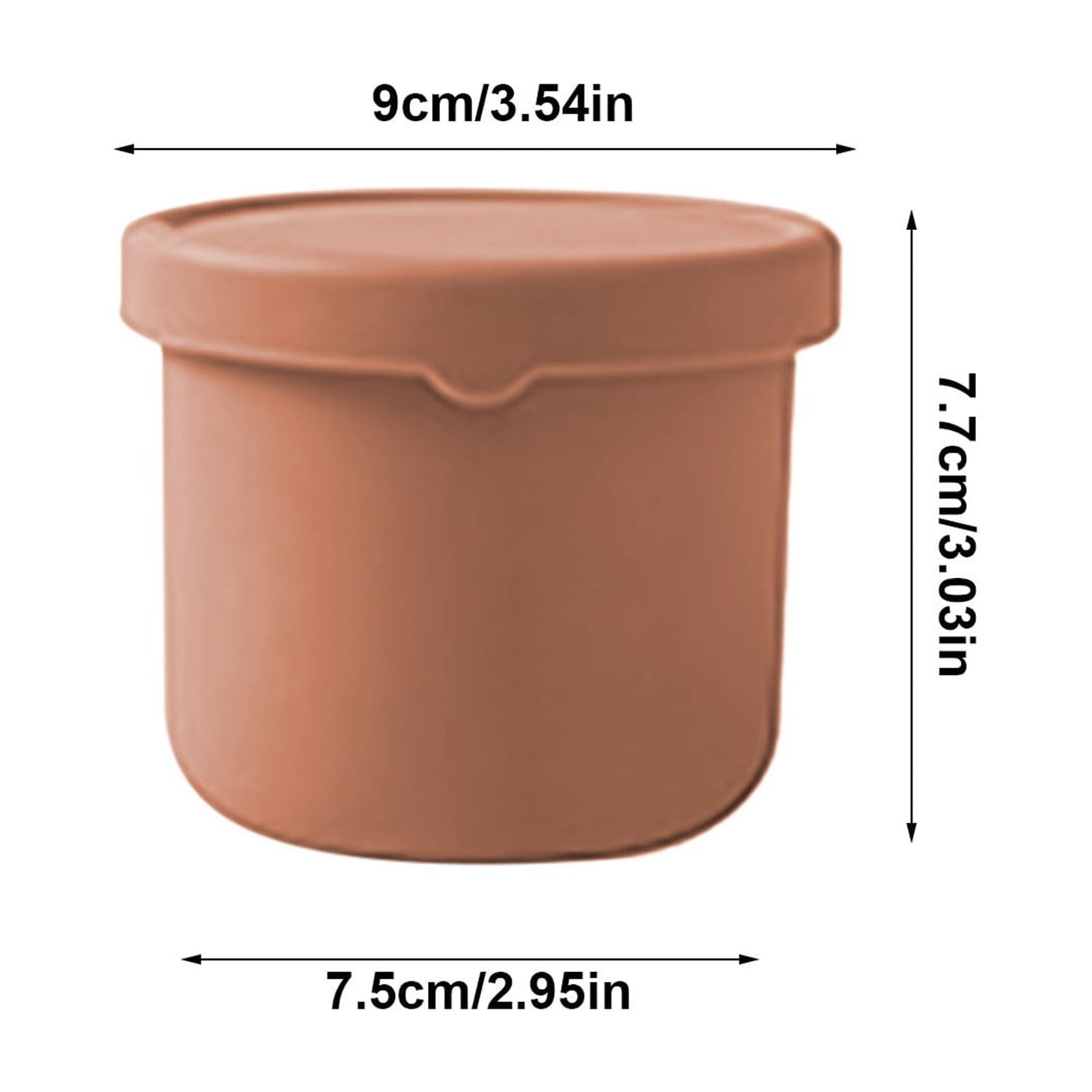 Silicone Food Containers for Kids, Reusable Baby Snack Fruits Container with Lids, Leak Proof Silicone Food Storage Containers Kids Small Lunch Box BPA Free โ image 3