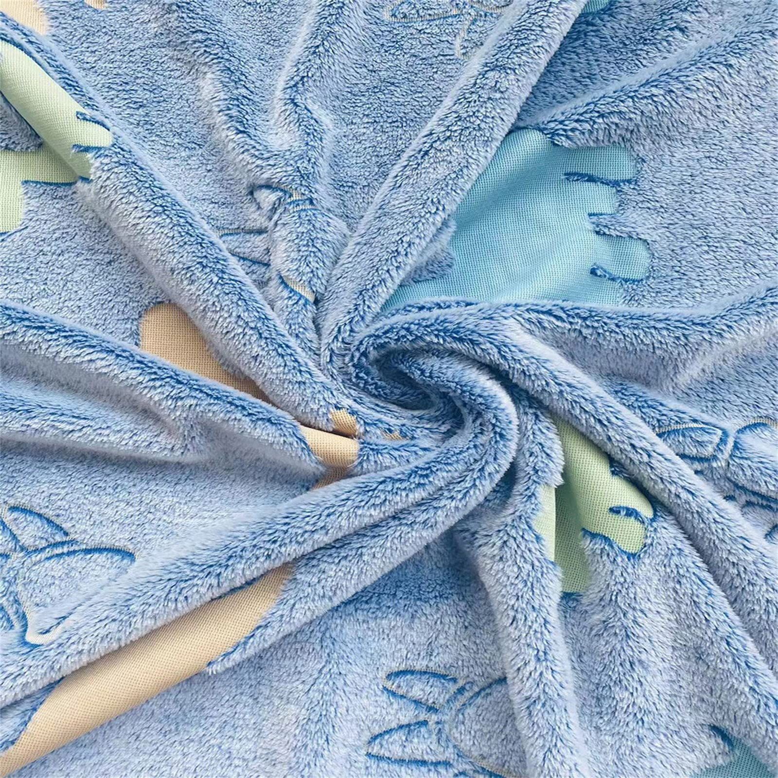 Glow in The Dark Throw Blanket, Dinosaurs Blanket for Boys, Luminous Kids Blanket, Soft Blankets for Birthday Christmas — image 4