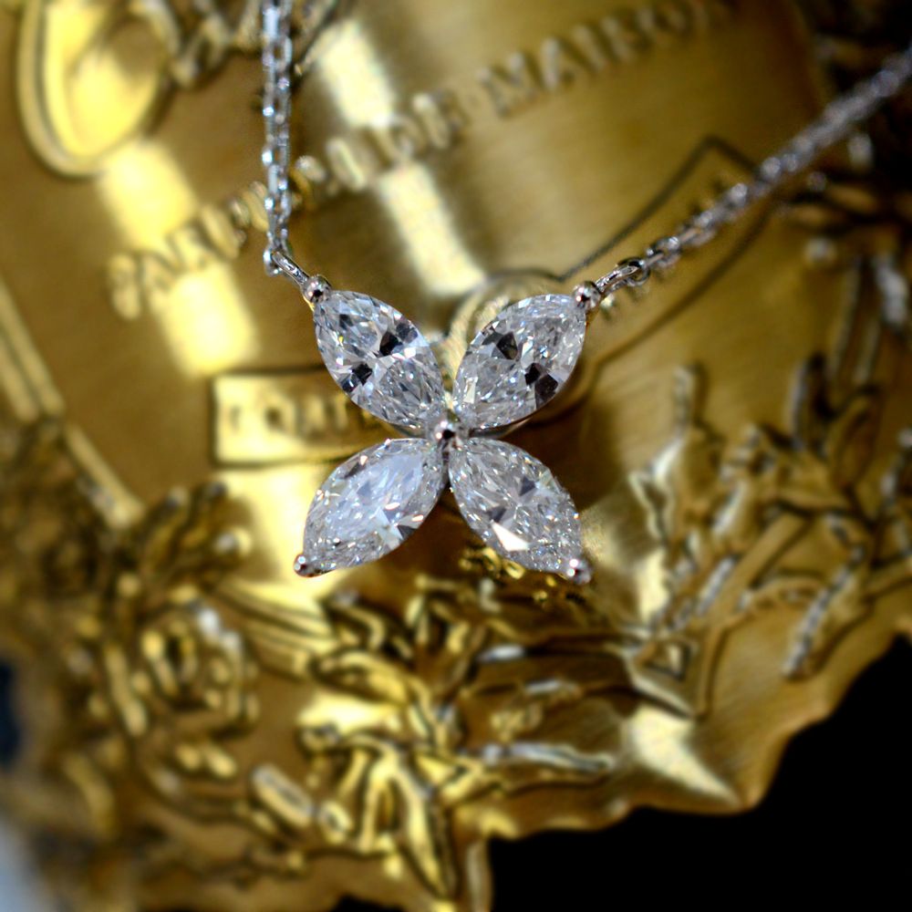 S925 Sterling Silver 4-Leaf Clover Zircon Pendant Necklace 2-Pack - 18K Gold + White Gold Plated Lucky Charm Chain for Women - Delicate Daily Wear Jewelry โ image 4