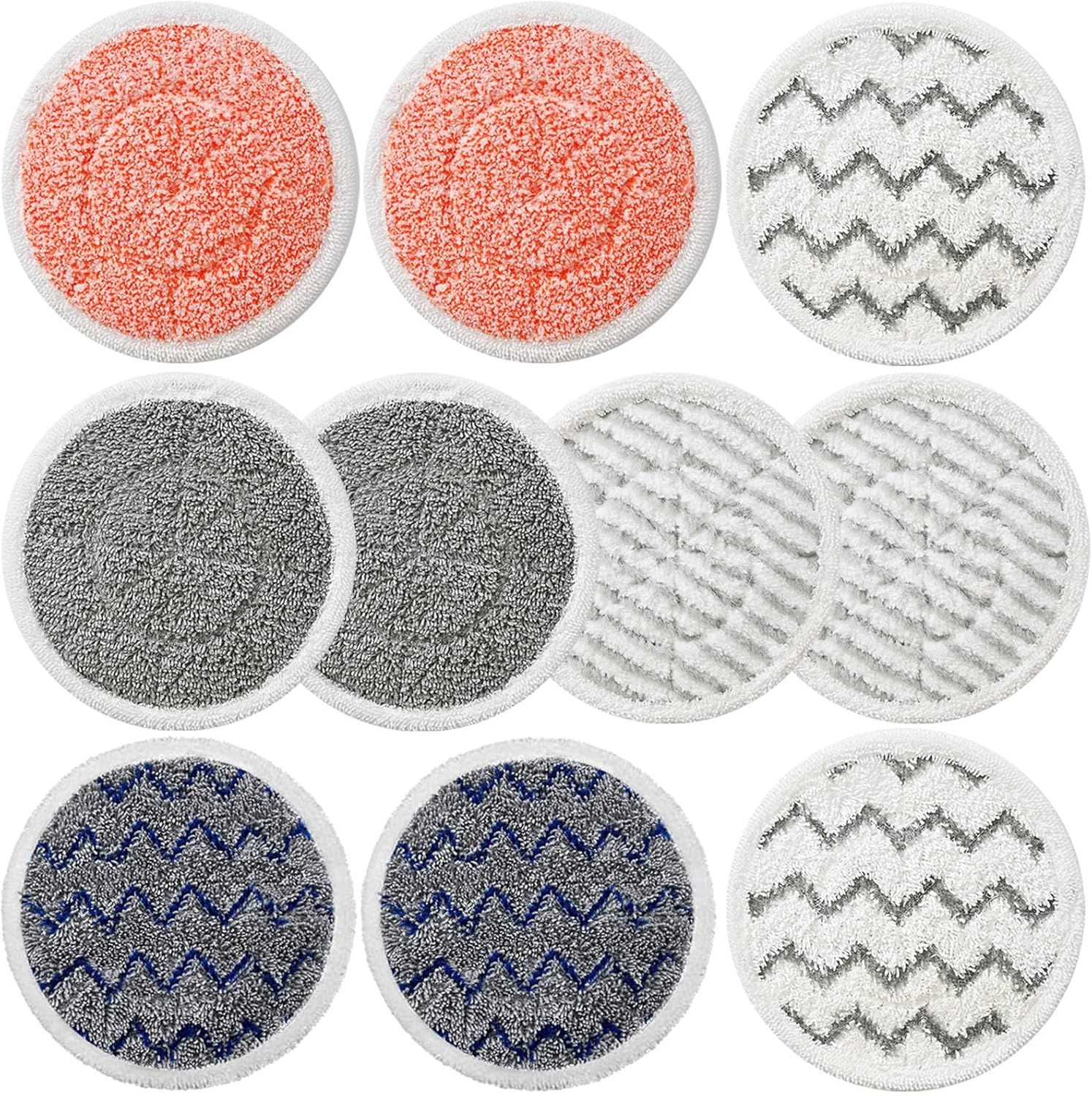 10 Pack Upgraded S7001 Pads Replacement Steam Mop Pads or Shark S7001 S8201 S7000 S7201 S8001 S7000AMZ, S7001TGT Series Steam Mop Pads,Steam&Scrub All-in-One