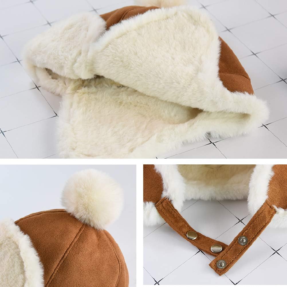 Baby Boys Hat Winter Fleece Cap for Toddlers Newborns 6 Months-2 Years Old — image 4
